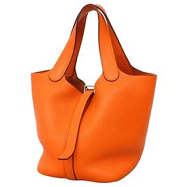 Hermès Hermes Picotin PM Handbag Orange