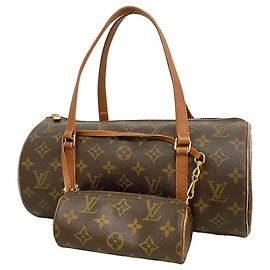 Louis Vuitton Monogram Papillon 30 Handtasche Braun