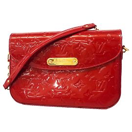 Borsa a tracolla Louis Vuitton Vernis Rodeo Drive Rosso