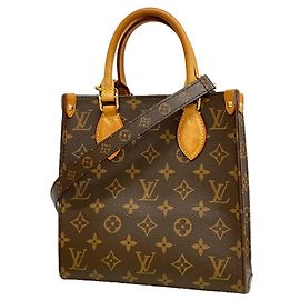 Bolsa Louis Vuitton Monogram Sac Plat BB Marrom