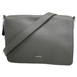 Fendi Black Leather Shoulder Bag Black