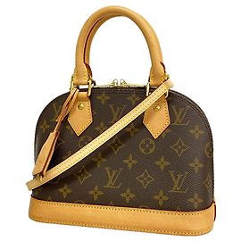 Louis Vuitton Alma BB Monogram Handtasche Braun
