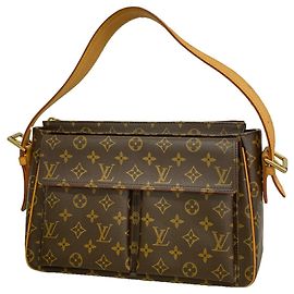 Borsa a tracolla Louis Vuitton Monogram Vivacite GM Marrone