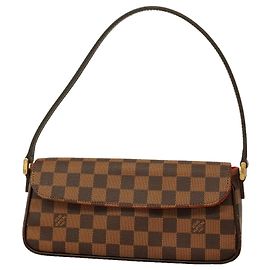 Sac à épaule Louis Vuitton Damier Recoleta Damier ebène