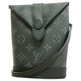 Louis Vuitton Monogram Eclipse Briefcase-Tasche Schwarz