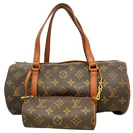 Bolso Louis Vuitton Monogram Papillon 30 Castaño