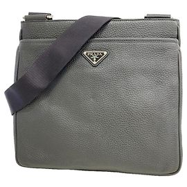 Borsa a tracolla Prada Vitello City Nero