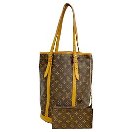 Borsa Tote Louis Vuitton Monogram Bucket GM Marrone