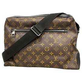 Louis Vuitton Monogram Macassar Torres Shoulder Bag M40387 Marron Noir