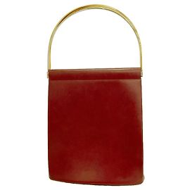 Cartier Trinity Lederhandtasche Bordeaux