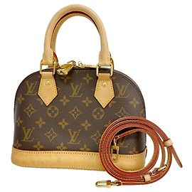 Louis Vuitton Alma BB Monogram Handtasche Braun