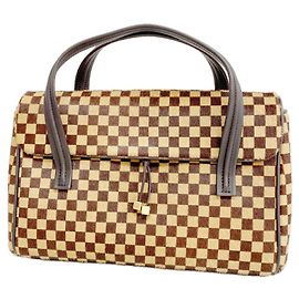 Louis Vuitton Damier Sauvage Lion Handtasche Damier ebene