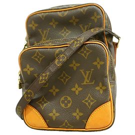 mala de ombro Louis Vuitton Monogram Amazon Marrom