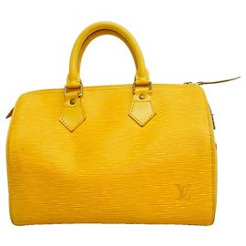 Borsa Louis Vuitton Epi Speedy 25 Giallo