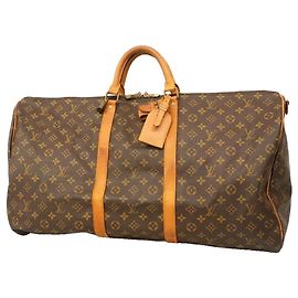 Louis Vuitton Boston Monogram Keepall Bandoulière 60 Marrone