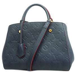 Bolso Louis Vuitton Monogram Empreinte Montaigne BB Roja