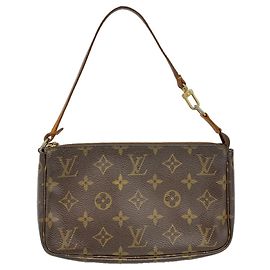 Louis Vuitton Monogram Pochette Accessoires Marrom
