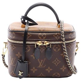 Louis Vuitton Brown Monogram Reverse Vanity PM Brown