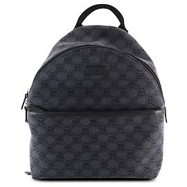 Gucci Gray Kids GG Denim Backpack Brown