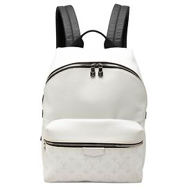 Mochila Louis Vuitton White Monogram Taigarama Discovery Branco