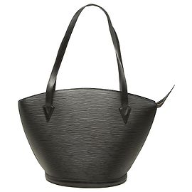 Louis Vuitton Black Epi Saint Jacques GM Long Strap Black