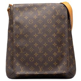 Louis Vuitton Brown Monogram Musette Salsa GM Marrom