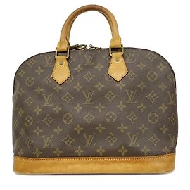 Borsa Louis Vuitton Alma Monogram Marrone
