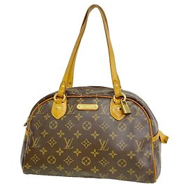 Saco Tote Louis Vuitton Monogram Montorgueil PM Marrom