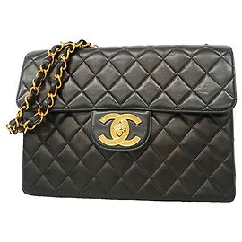 Borsa a spalla Chanel Large Matelassé Nero