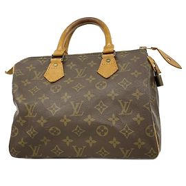 mala Louis Vuitton Monogram Speedy 25 M41109 Marrom