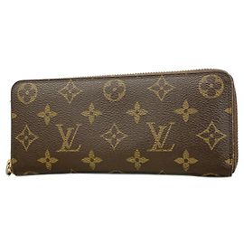 Louis Vuitton Monogram Portefeuille Clemence Long Wallet Rosa