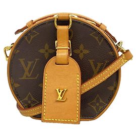 Louis Vuitton Monogram Mini Boite Chapeau Handbag Brown