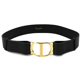 Christian Dior 30 Montaigne Gürtel Schwarz