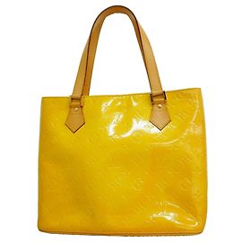 Sac Cabas Louis Vuitton Vernis Houston Doré