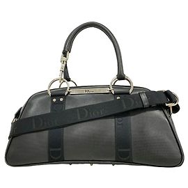 Borsa in pelle Christian Dior Hardcore Nero