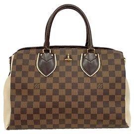Sac à main Louis Vuitton Damier Normandie Écru Damier ebène