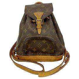 Mochila Louis Vuitton Monogram Mini Montsouris Castaño