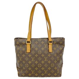 Louis Vuitton Monogram Cabas Piano Tote Bag Braun