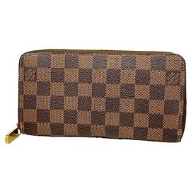 Louis Vuitton Damier Zippy Wallet N60015 Ebene Damier ebene