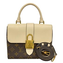 Sac à main Louis Vuitton Monogram Rocky BB M44653 Marron Écru