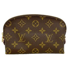 Louis Vuitton Monogram Pochette Tic PM Tasche/Etui Braun