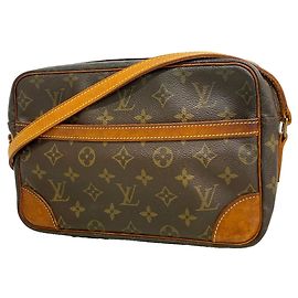 Borsa a tracolla Louis Vuitton Monogram Trocadero 27 Marrone
