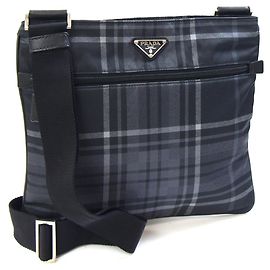 Borsa a tracolla Prada VA053M Marrone Nero