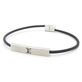 Pulseira com Pingentes Louis Vuitton Champs-Élysées Preto Prata