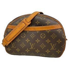 Bolsa de Ombro Louis Vuitton Monogram Blois Marrom