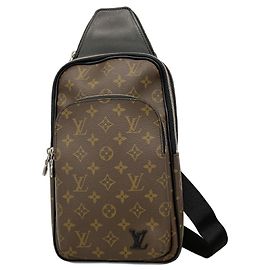Borsa a tracolla Louis Vuitton Monogram Macassar Avenue Marrone