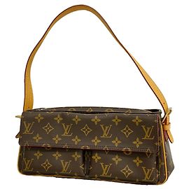 Bolsa de Ombro Louis Vuitton Monogram Vivacite MM Marrom