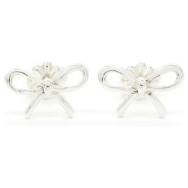 Autre Marque Orecchini a lobo Tiffany & Co. in argento sterling a nastro Altro