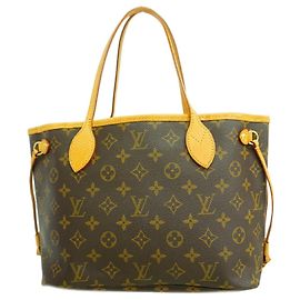 Bolso Tote Louis Vuitton Monogram Neverfull PM Castaño