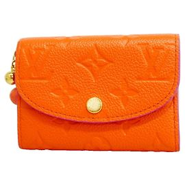 Monedero Louis Vuitton Monogram Empreinte Naranja